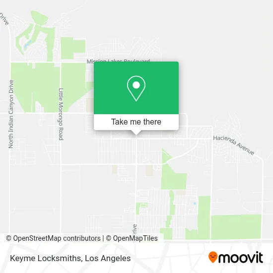 Keyme Locksmiths map