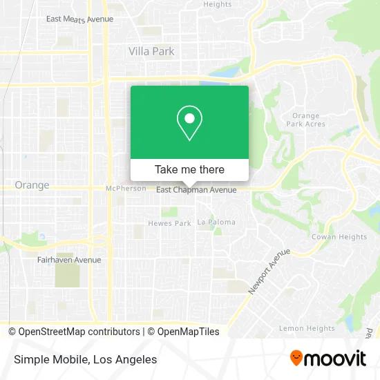 Simple Mobile map