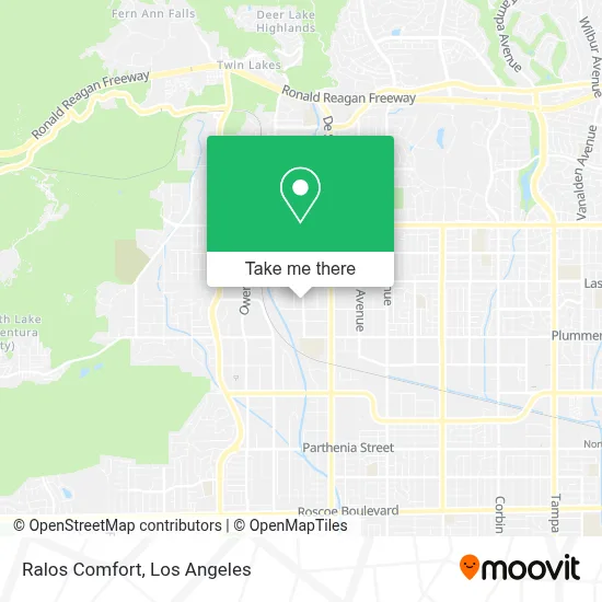 Ralos Comfort map