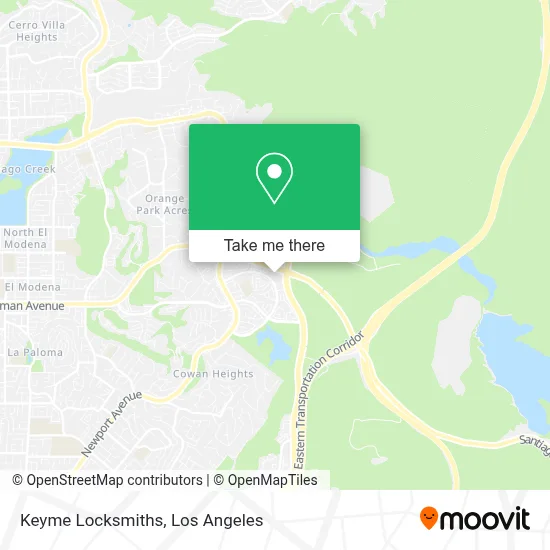 Keyme Locksmiths map