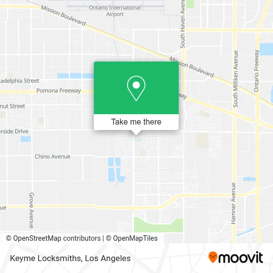 Keyme Locksmiths map