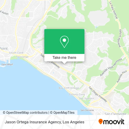 Jason Ortega Insurance Agency map