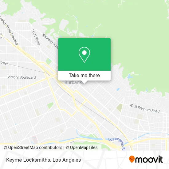 Keyme Locksmiths map