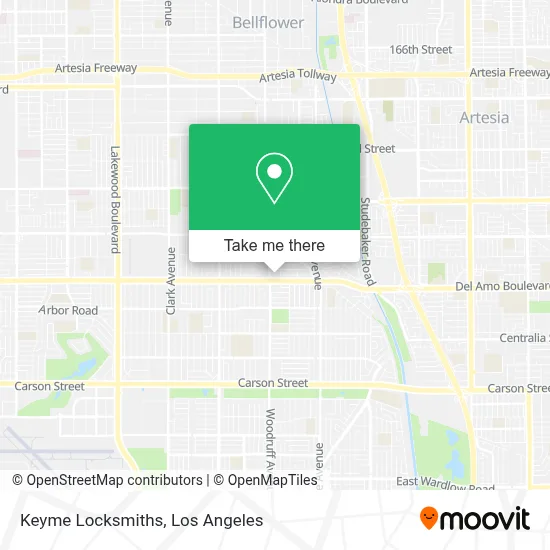 Keyme Locksmiths map