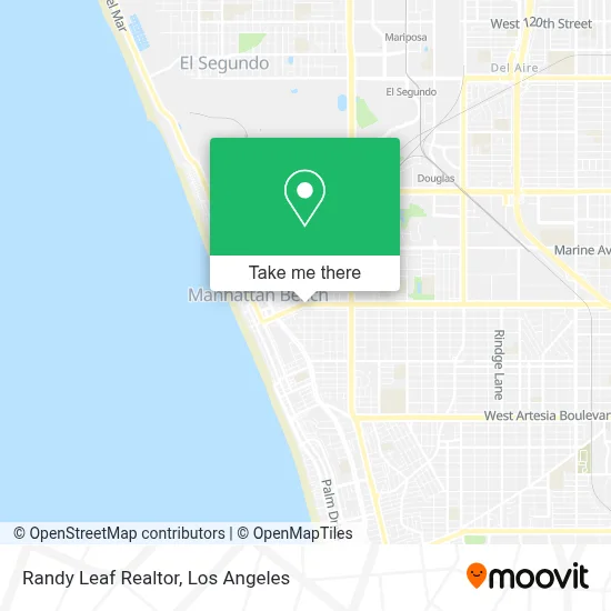 Randy Leaf Realtor map