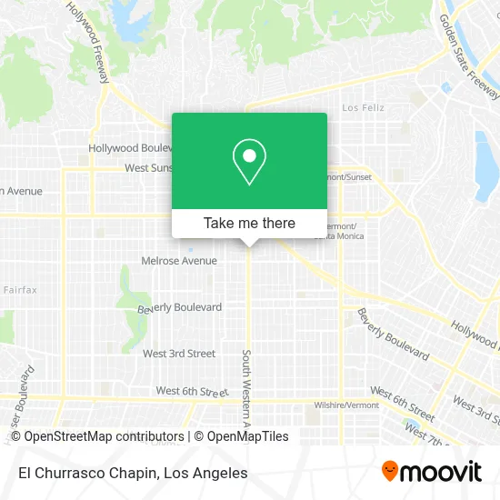 El Churrasco Chapin map