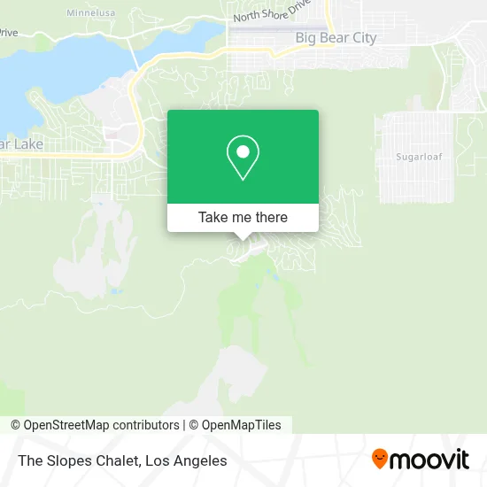 The Slopes Chalet map