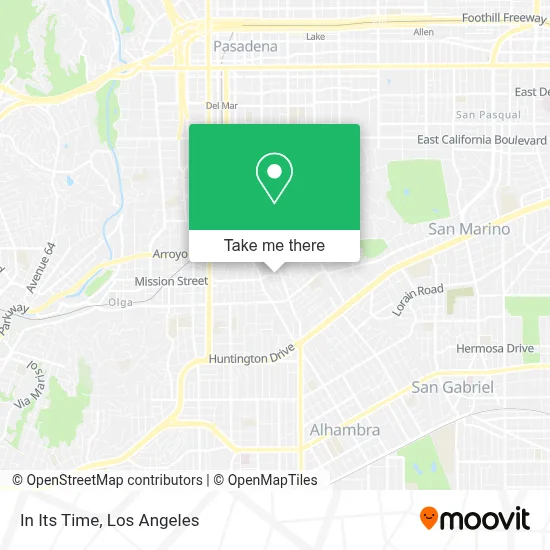 In Its Time map