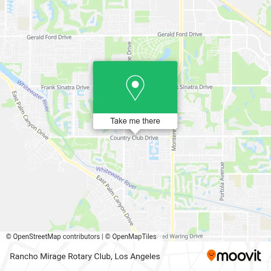 Rancho Mirage Rotary Club map
