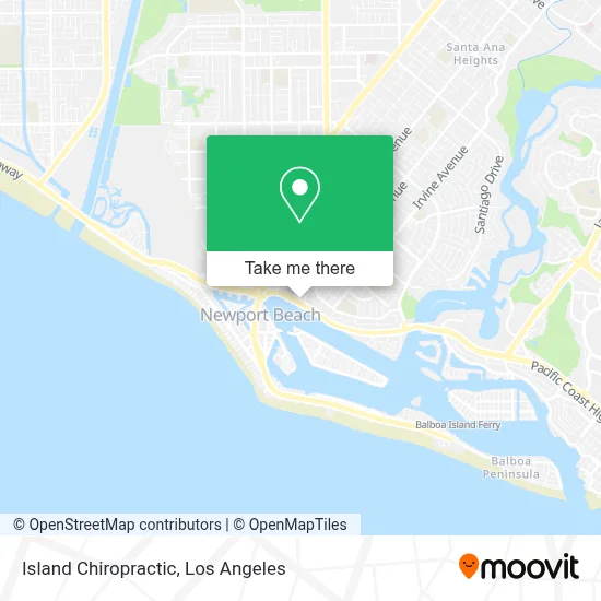 Island Chiropractic map