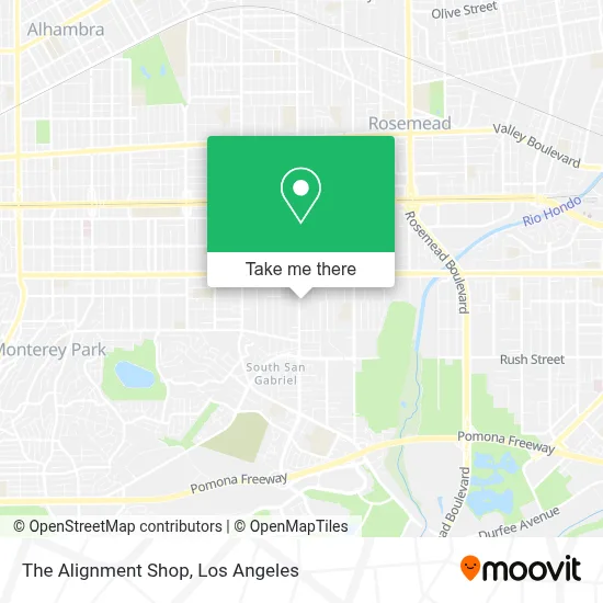 The Alignment Shop map
