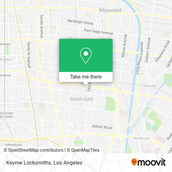 Keyme Locksmiths map