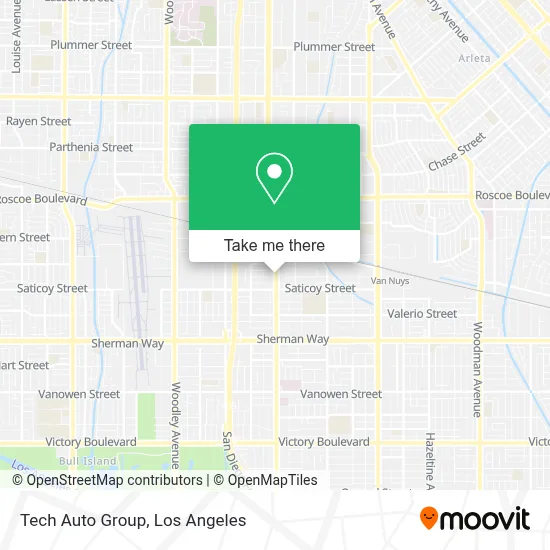 Tech Auto Group map