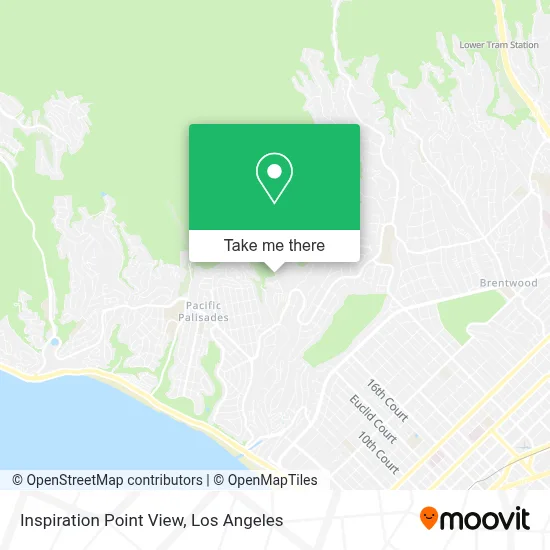 Inspiration Point View map