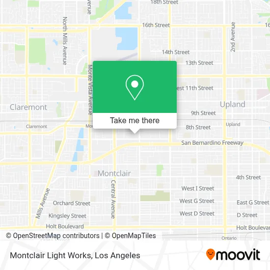 Montclair Light Works map