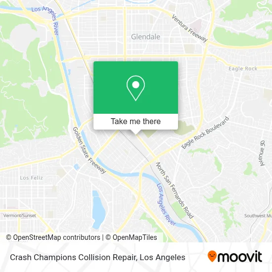 Crash Champions Collision Repair map