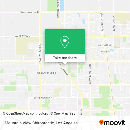 Mountain View Chiropractic map