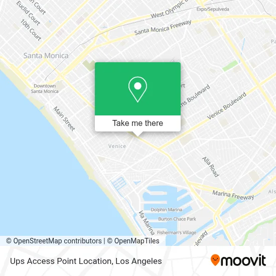 Ups Access Point Location map