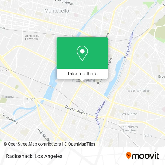 Radioshack map