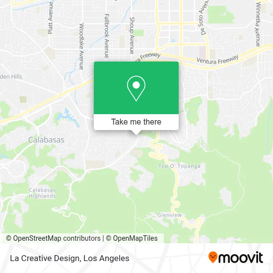 La Creative Design map