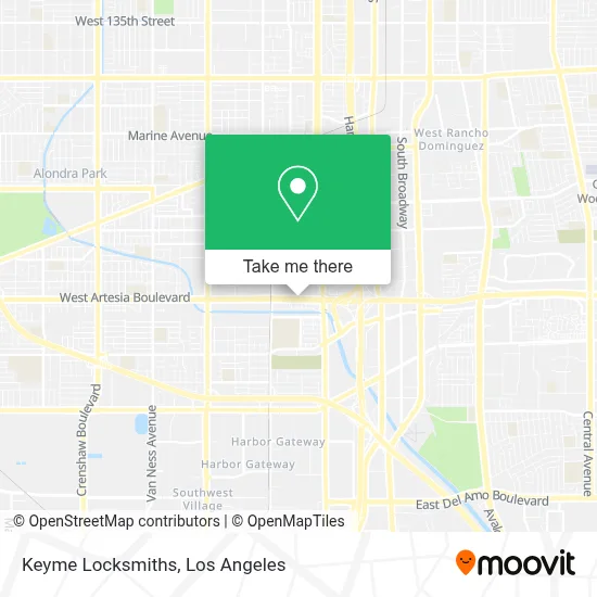 Keyme Locksmiths map