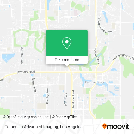 Temecula Advanced Imaging map