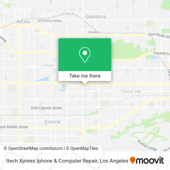 Itech Xpress Iphone & Computer Repair map