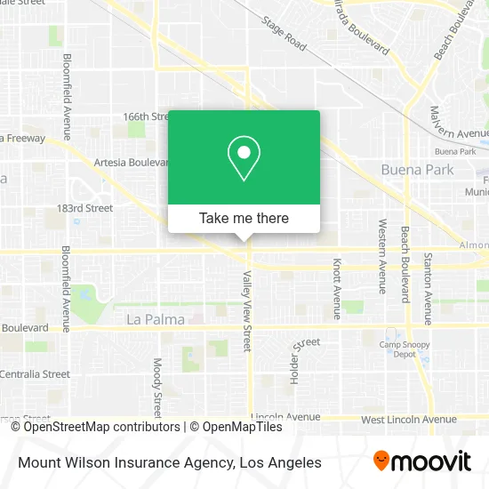 Mount Wilson Insurance Agency map