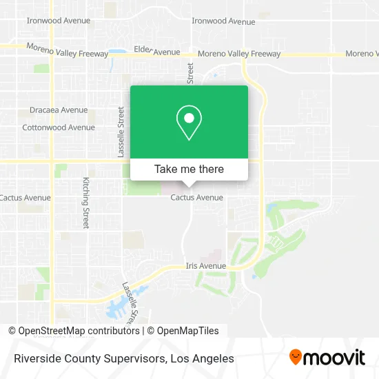 Riverside County Supervisors map