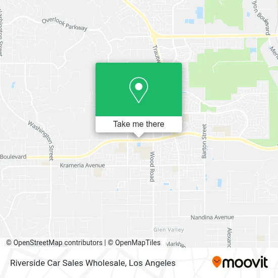 Riverside Car Sales Wholesale map