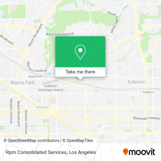 Rpm Consolidated Services map
