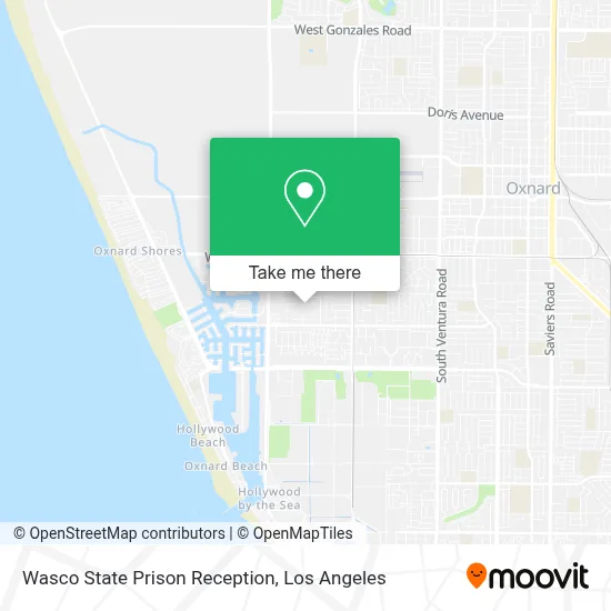 Wasco State Prison Reception map