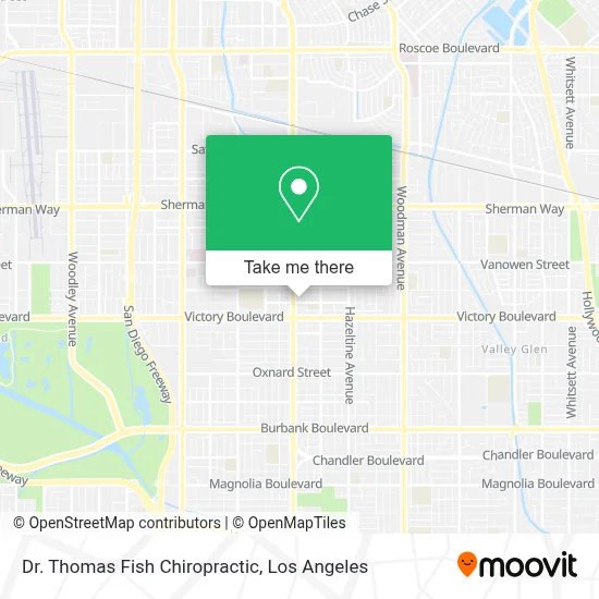Dr. Thomas Fish Chiropractic map