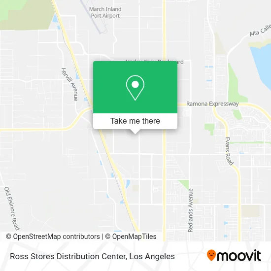 Ross Stores Distribution Center map