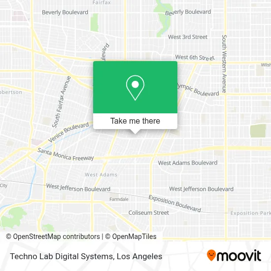 Techno Lab Digital Systems map