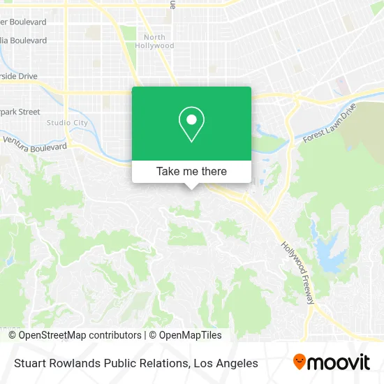 Stuart Rowlands Public Relations map