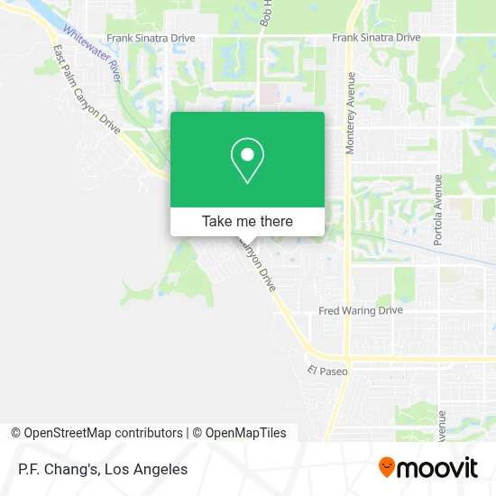 P.F. Chang's map