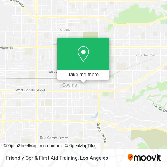 Friendly Cpr & First Aid Training map