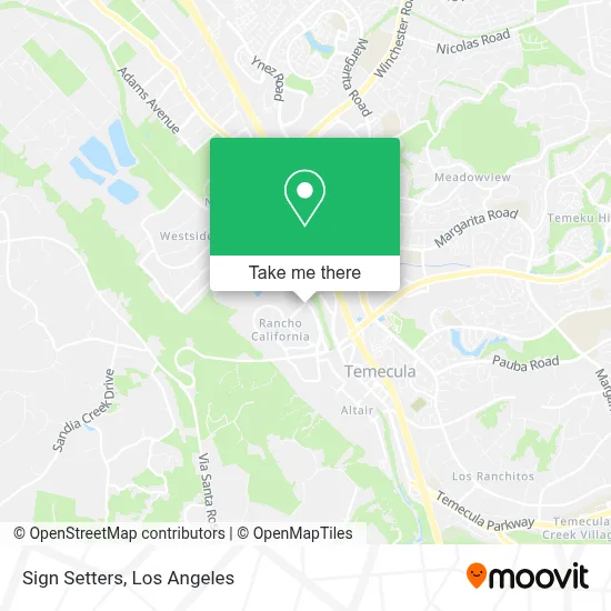 Sign Setters map
