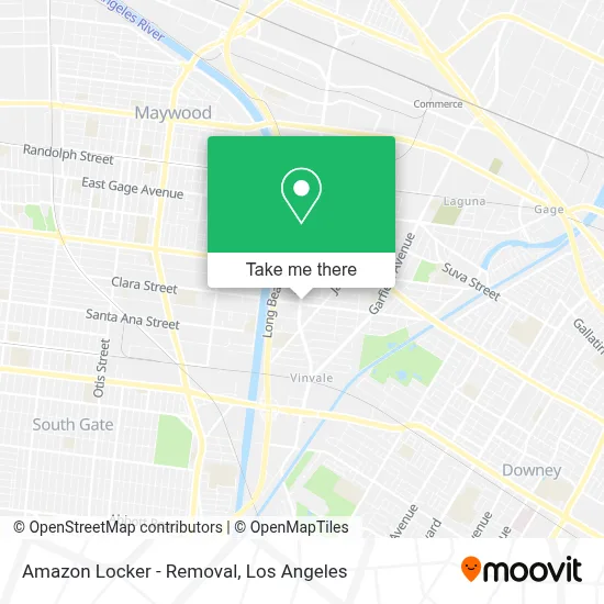 Amazon Locker - Removal map