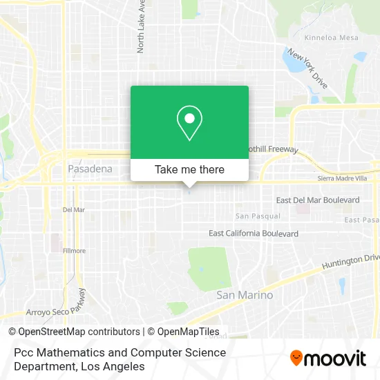 Pcc Mathematics and Computer Science Department map