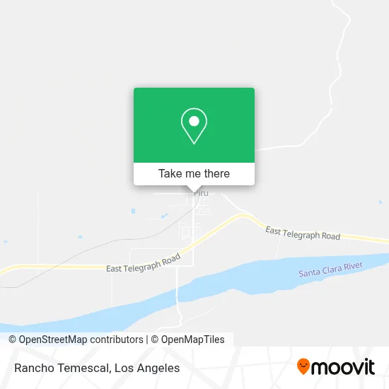 Rancho Temescal map