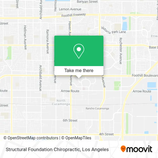 Structural Foundation Chiropractic map