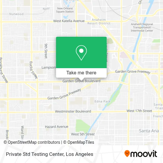 Private Std Testing Center map