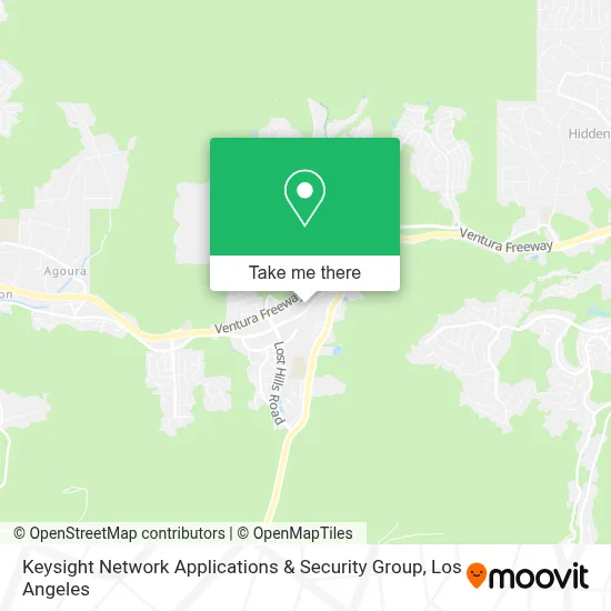 Keysight Network Applications & Security Group map