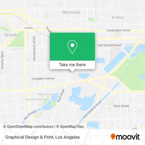 Graphical Design & Print map