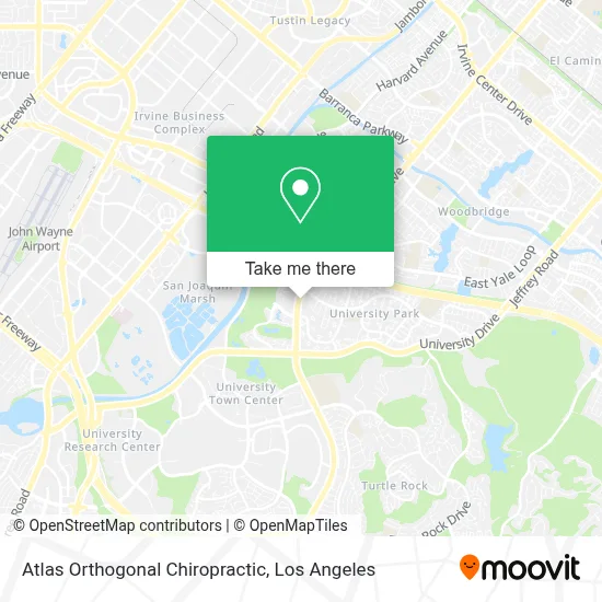 Atlas Orthogonal Chiropractic map
