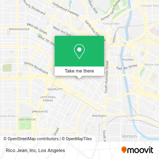 Rico Jean, Inc map