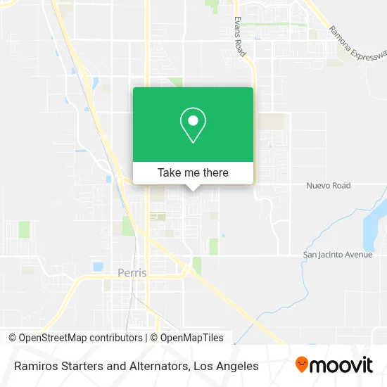 Ramiros Starters and Alternators map