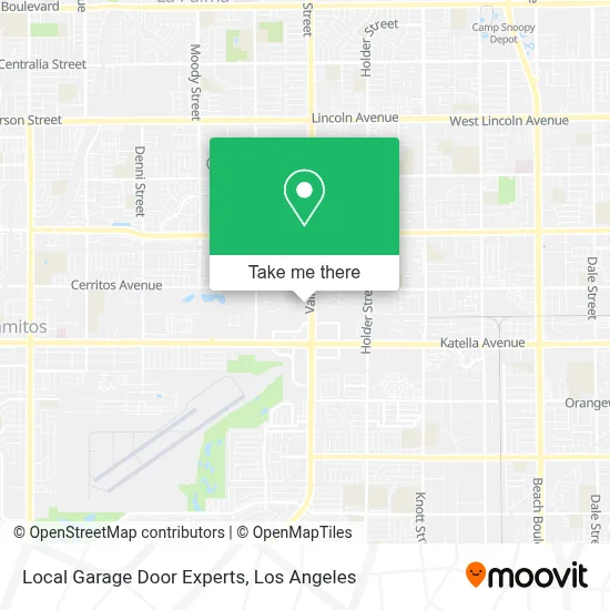 Local Garage Door Experts map